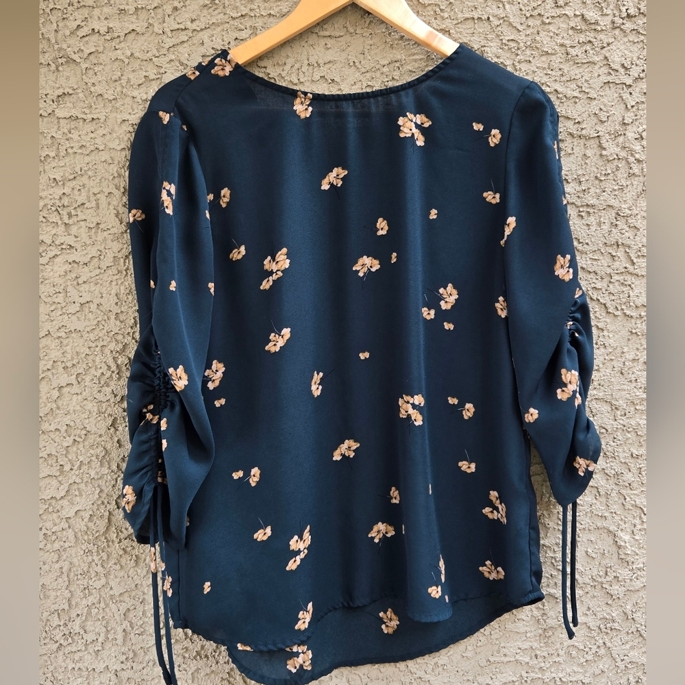 Sophie Rue Green Floral Blouse
